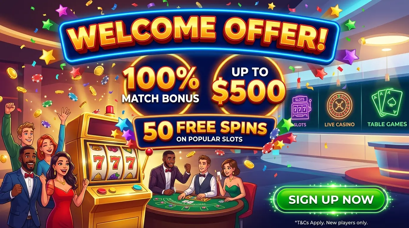 Mr Vegas casino welcome offer